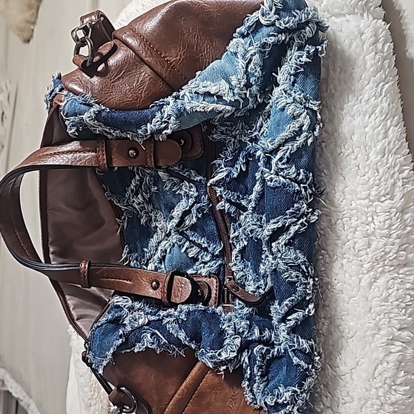 Denim handbag - Picture 3 of 5